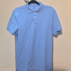 J. Crew Pique Slim Fit Polo Blue - Size M